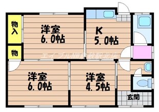 中島塩津様借家の物件間取画像